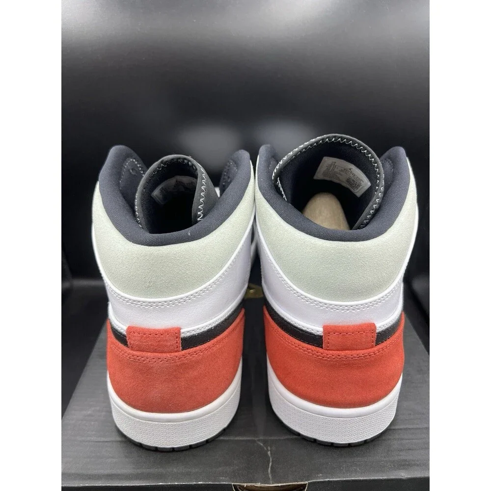 Air Jordan 1 Mid 'Red Black Toe' Men’s Size 13 (852542-100) VNDS OG ALL CLEAN! - Picture 9 of 16